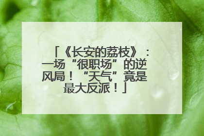 《长安的荔枝》：一场“很职场”的逆风局！“天气”竟是最大反派！