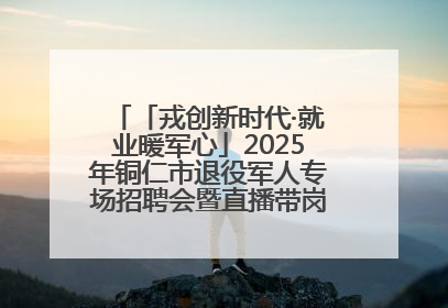 「戎创新时代·就业暖军心」2025年铜仁市退役军人专场招聘会暨直播带岗活动顺利举行