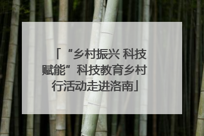 “乡村振兴 科技赋能”科技教育乡村行活动走进洛南