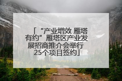 “产业增效 雁塔有约”雁塔区产业发展招商推介会举行 25个项目签约