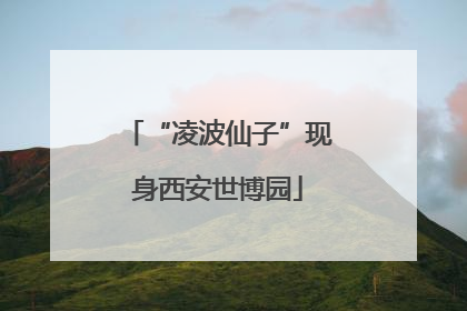 “凌波仙子”现身西安世博园