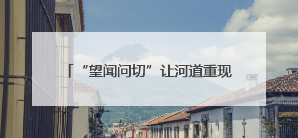“望闻问切”让河道重现水清岸绿——记郓城县郓州街道镇级河长孟泓辰