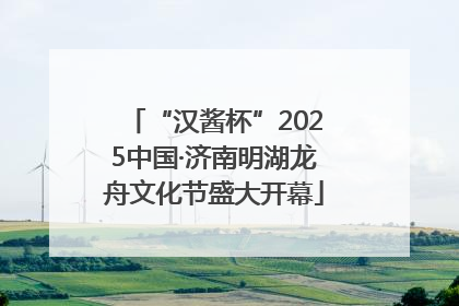 “汉酱杯”2025中国·济南明湖龙舟文化节盛大开幕