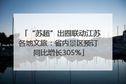 “苏超”出圈联动江苏各地文旅：省内景区预订同比增长305%