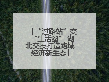 “过路站”变“生活圈” 湖北交投打造路域经济新生态