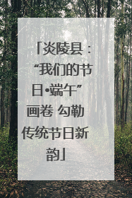 炎陵县：“我们的节日•端午”画卷 勾勒传统节日新韵