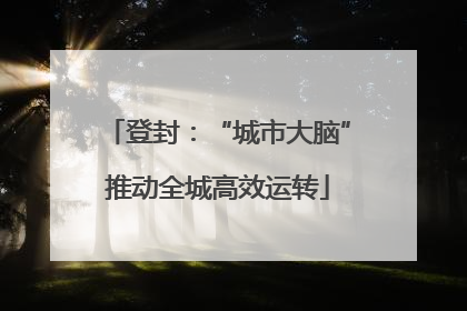 登封：“城市大脑”推动全城高效运转