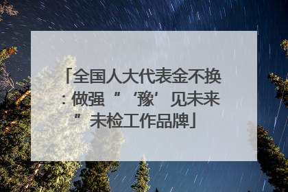 全国人大代表金不换：做强“‘豫’见未来”未检工作品牌