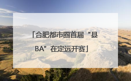 合肥都市圈首届“县BA”在定远开赛
