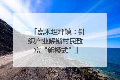 嘉禾坦坪镇：针织产业解锁村民致富“新模式”