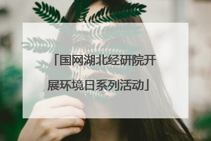 国网湖北经研院开展环境日系列活动
