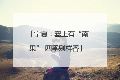 宁夏：塞上有“南果” 四季别样香