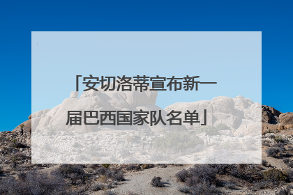 安切洛蒂宣布新一届巴西国家队名单