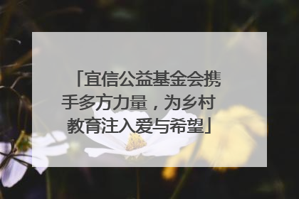 宜信公益基金会携手多方力量，为乡村教育注入爱与希望