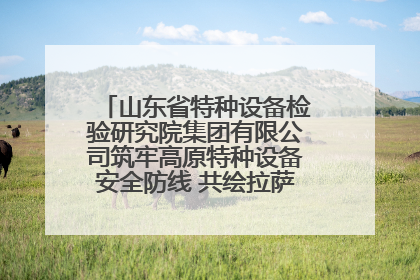 山东省特种设备检验研究院集团有限公司筑牢高原特种设备安全防线 共绘拉萨美好生活画卷