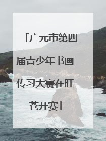 广元市第四届青少年书画传习大赛在旺苍开赛