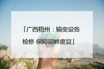 广西梧州：输变设备检修 保障迎峰度夏