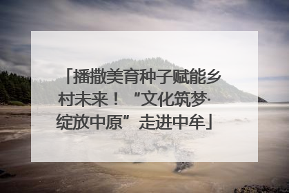 播撒美育种子赋能乡村未来！“文化筑梦·绽放中原”走进中牟
