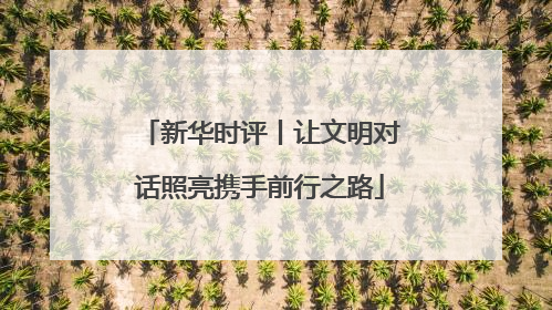 新华时评丨让文明对话照亮携手前行之路