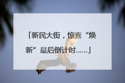 新民大街，惊喜“焕新”最后倒计时……