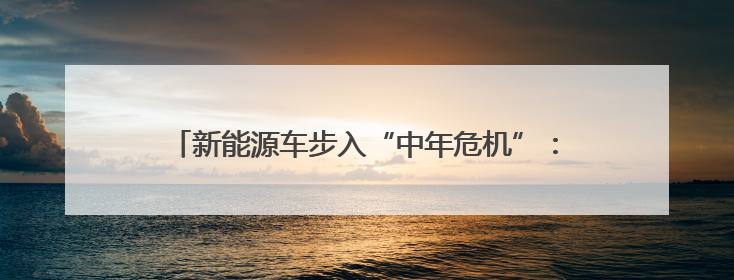 新能源车步入“中年危机”：常州高龄电动车维保现状纪实