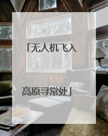 无人机飞入高原寻常处