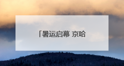 暑运启幕 京哈高铁再“加速”