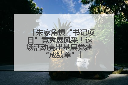 朱家角镇“书记项目”竞秀展风采！这场活动亮出基层党建“成绩单”