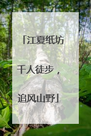 江夏纸坊千人徒步，追风山野
