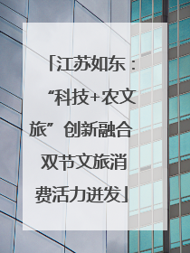 江苏如东：“科技+农文旅”创新融合 双节文旅消费活力迸发