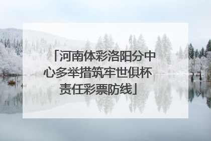 河南体彩洛阳分中心多举措筑牢世俱杯责任彩票防线