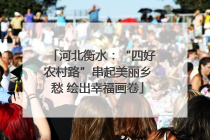 河北衡水：“四好农村路”串起美丽乡愁 绘出幸福画卷