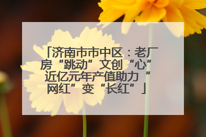 济南市市中区：老厂房“跳动”文创“心” 近亿元年产值助力“网红”变“长红”
