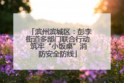 滨州滨城区：彭李街道多部门联合行动 筑牢“小饭桌”消防安全防线