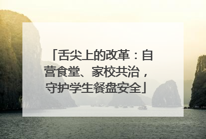 舌尖上的改革：自营食堂、家校共治，守护学生餐盘安全