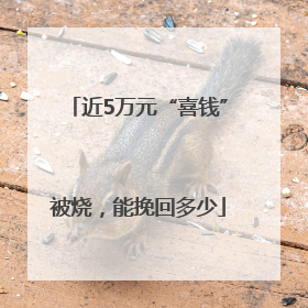 近5万元“喜钱”被烧，能挽回多少
