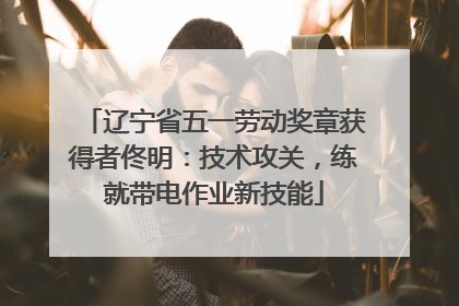 辽宁省五一劳动奖章获得者佟明：技术攻关，练就带电作业新技能