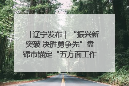 辽宁发布｜“振兴新突破 决胜勇争先”盘锦市锚定“五方面工作”力争全年地区生产总值增长5.5%左右