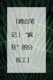 蹲点笔记｜“疯狂”的分拣工