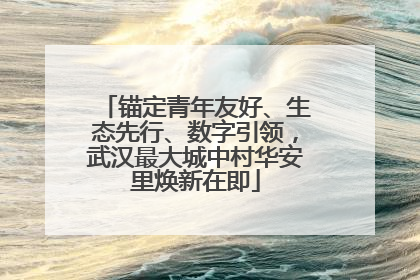 锚定青年友好、生态先行、数字引领，武汉最大城中村华安里焕新在即