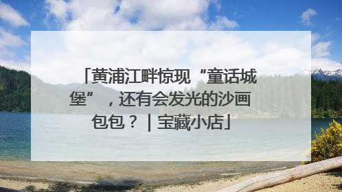 黄浦江畔惊现“童话城堡”，还有会发光的沙画包包？｜宝藏小店