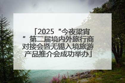 2025“今夜梁宵”第二届境内外旅行商对接会暨无锡入境旅游产品推介会成功举办