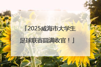 2025威海市大学生足球联赛圆满收官！