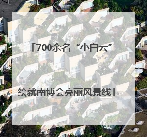 700余名“小白云”绘就南博会亮丽风景线
