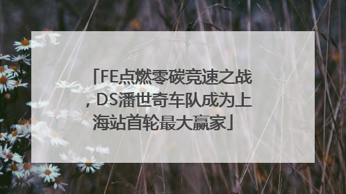 FE点燃零碳竞速之战，DS潘世奇车队成为上海站首轮最大赢家